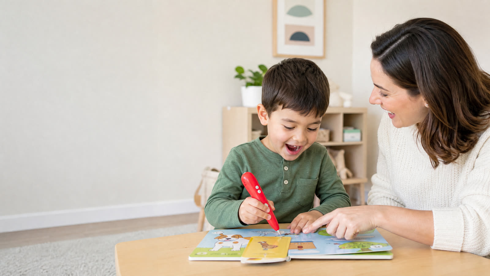 What Is the Best Interactive Phonics Book Set with Pen for a Child Who Loves Interactive Toys?