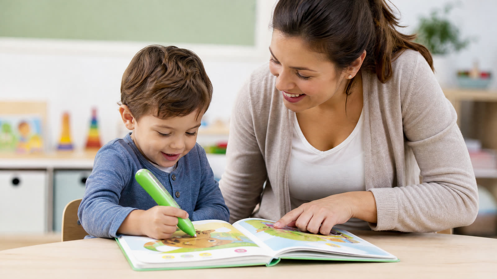 Is a Reading Pen and Talking Picture Book Suitable for a 3-Year-Old for Learning Letters and Sounds?