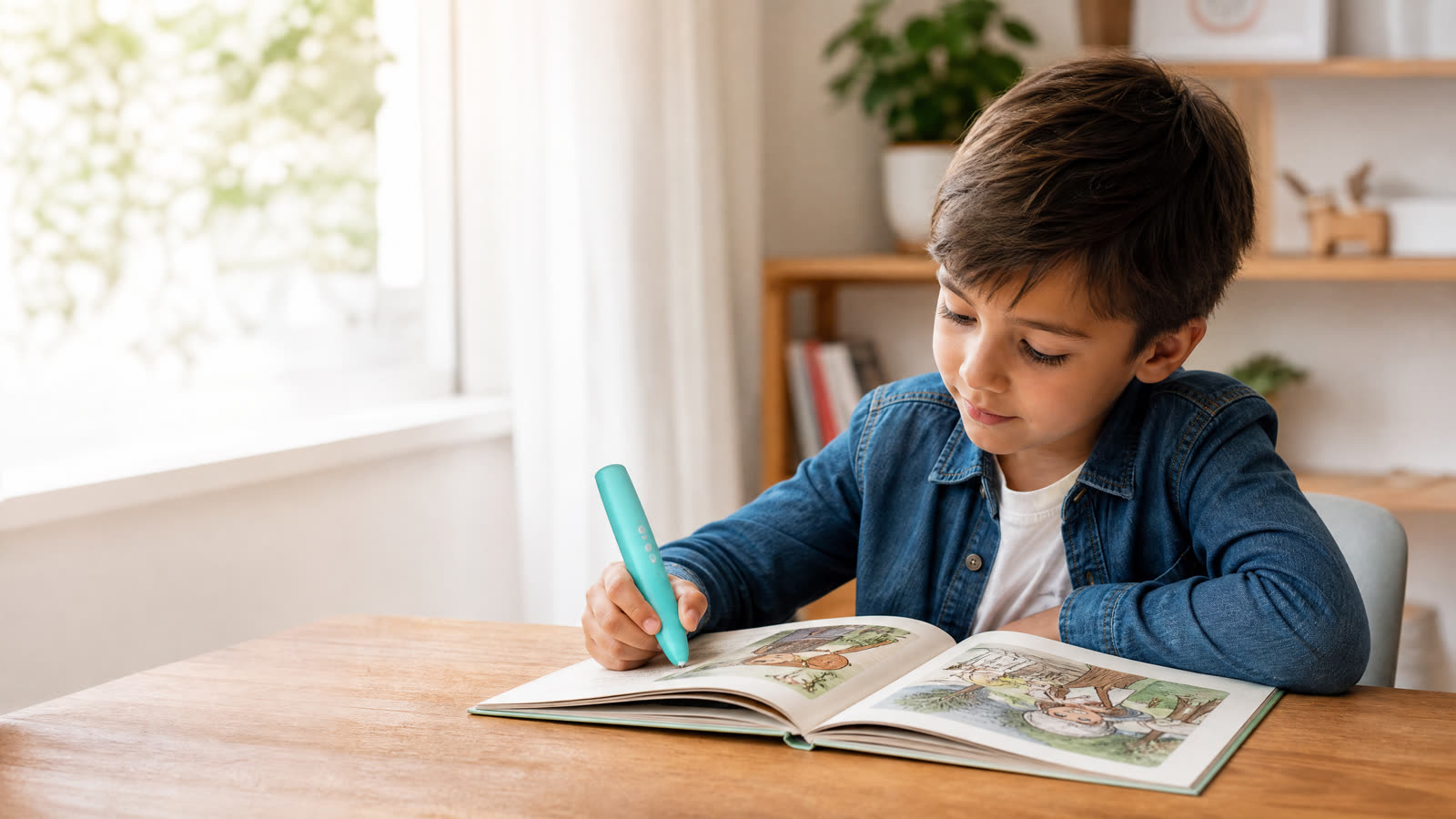 Is a Reading Pen and Talking Picture Book Suitable for a 6- to 7-Year-Old Early Reader for Independent Use?