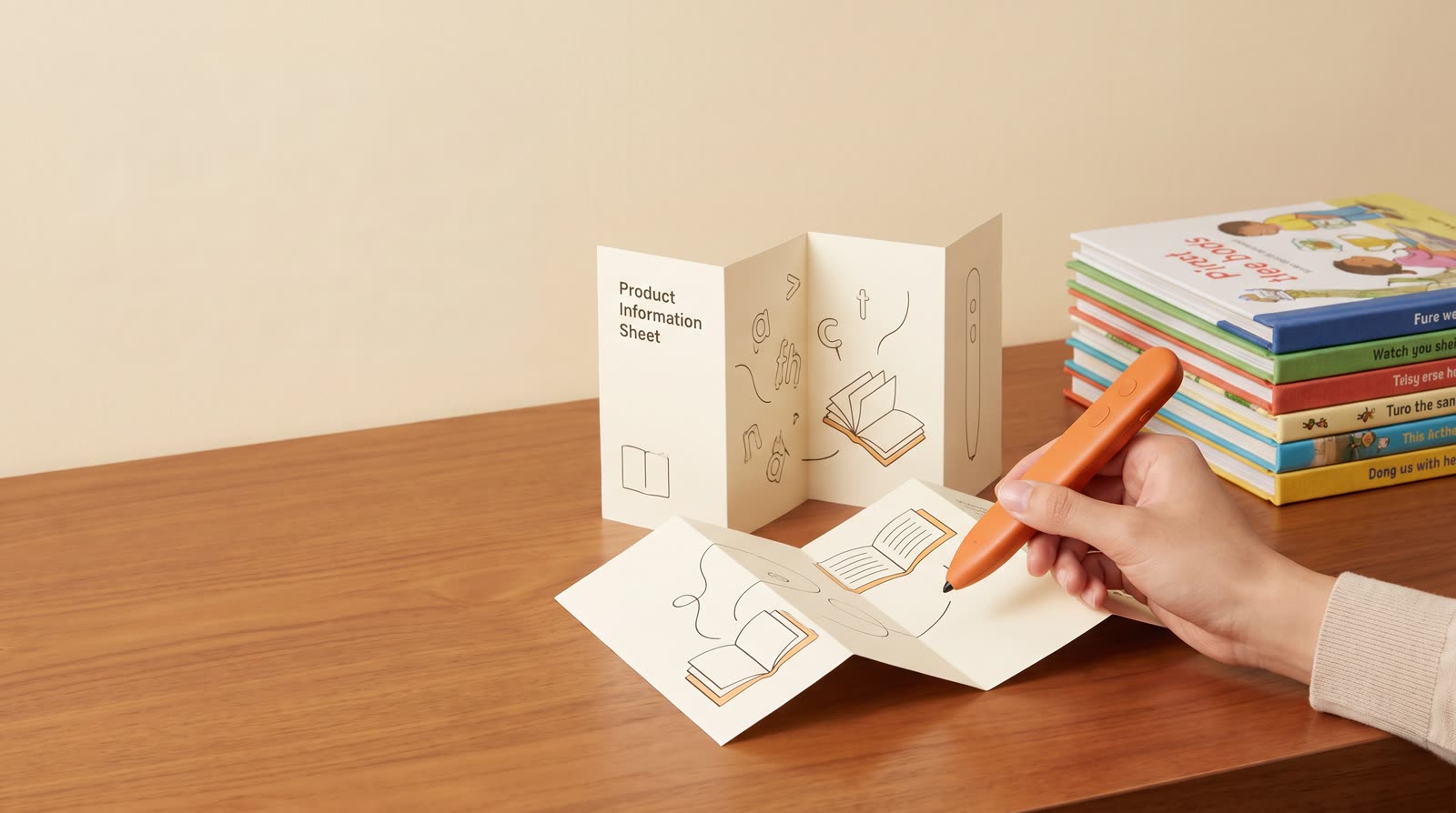 Does it usually come with a warranty: a phonics book set with pen?