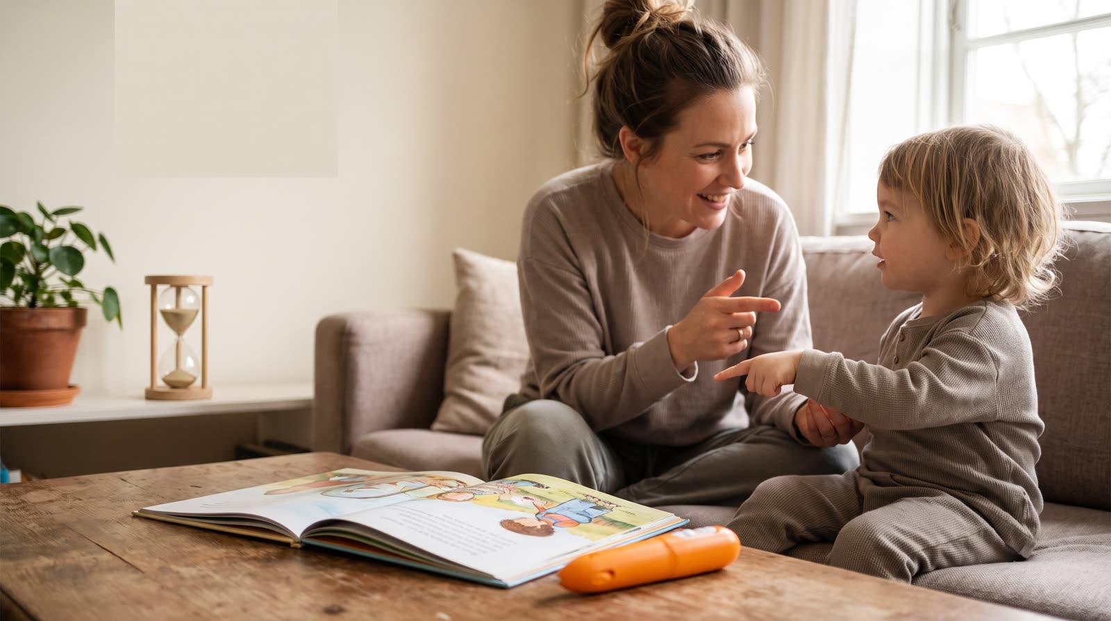 How can parents avoid over-reliance on audio using a 10-minute routine?