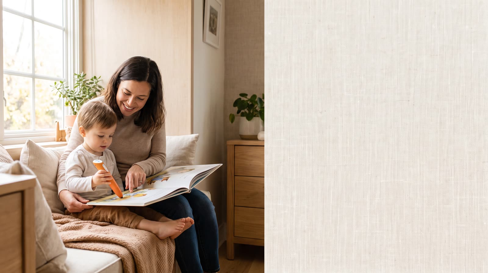How can parents avoid over-reliance on audio using a reading pen and picture books together?