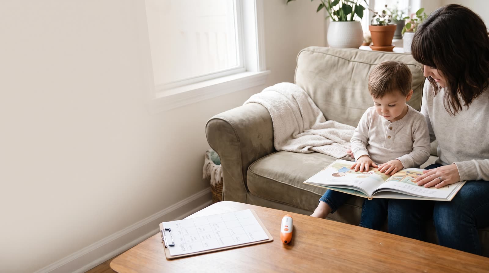 How can parents avoid over-reliance on audio using a reading schedule?