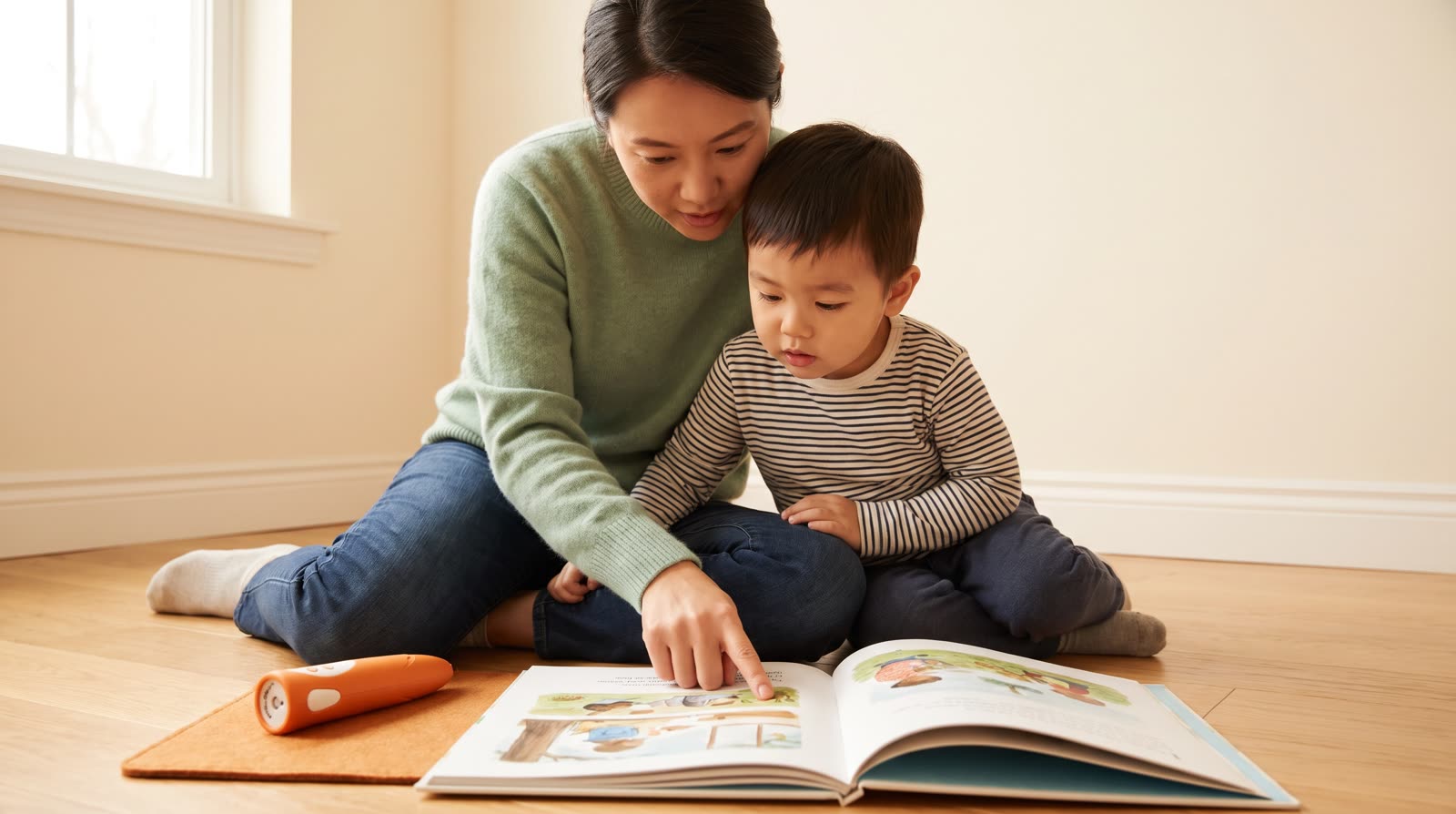 How can parents avoid over-reliance on audio using guided questions?