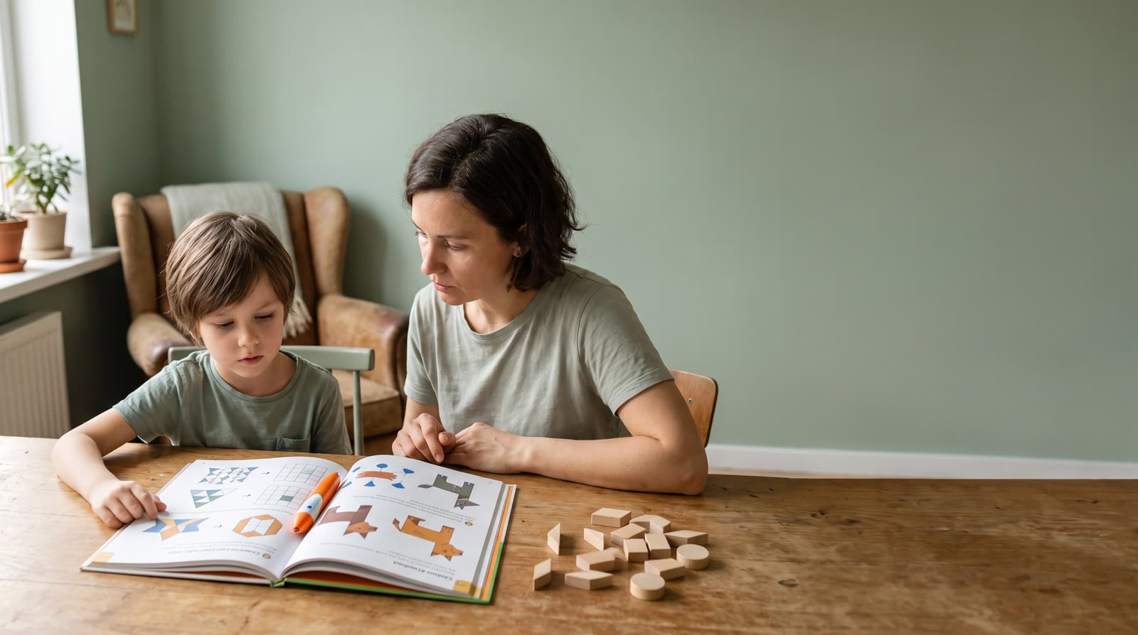 How do I choose new talking picture books about early math to keep an older child engaged?