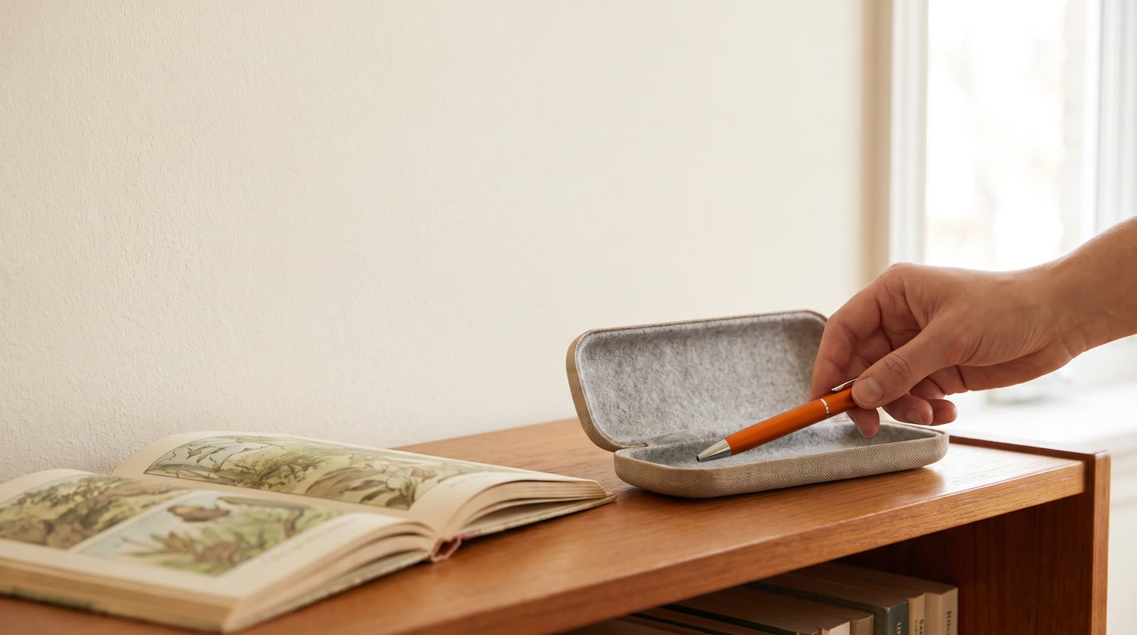 How do I store a reading pen during long-term storage?