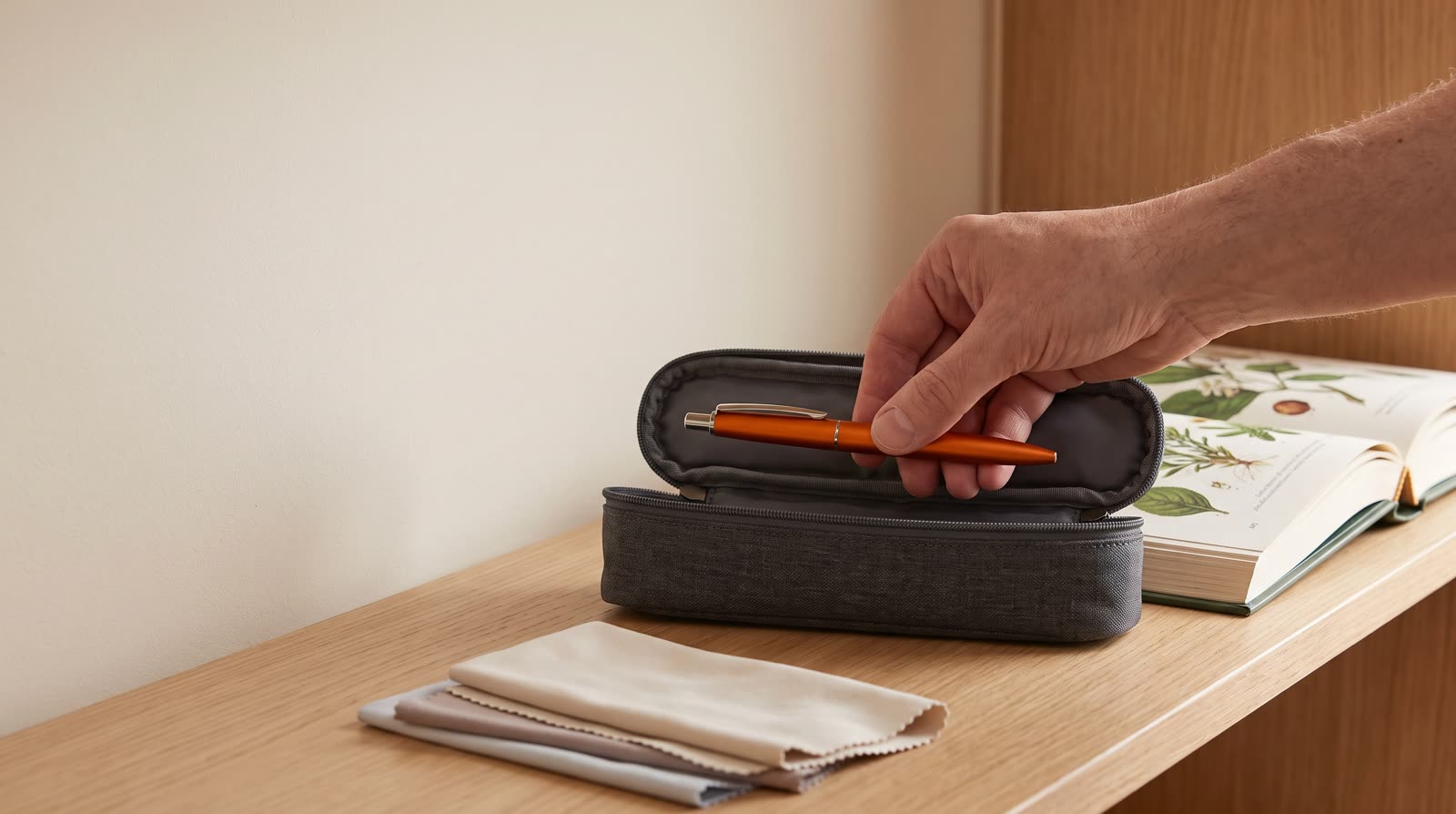 How do I transport a reading pen during long-term storage?
