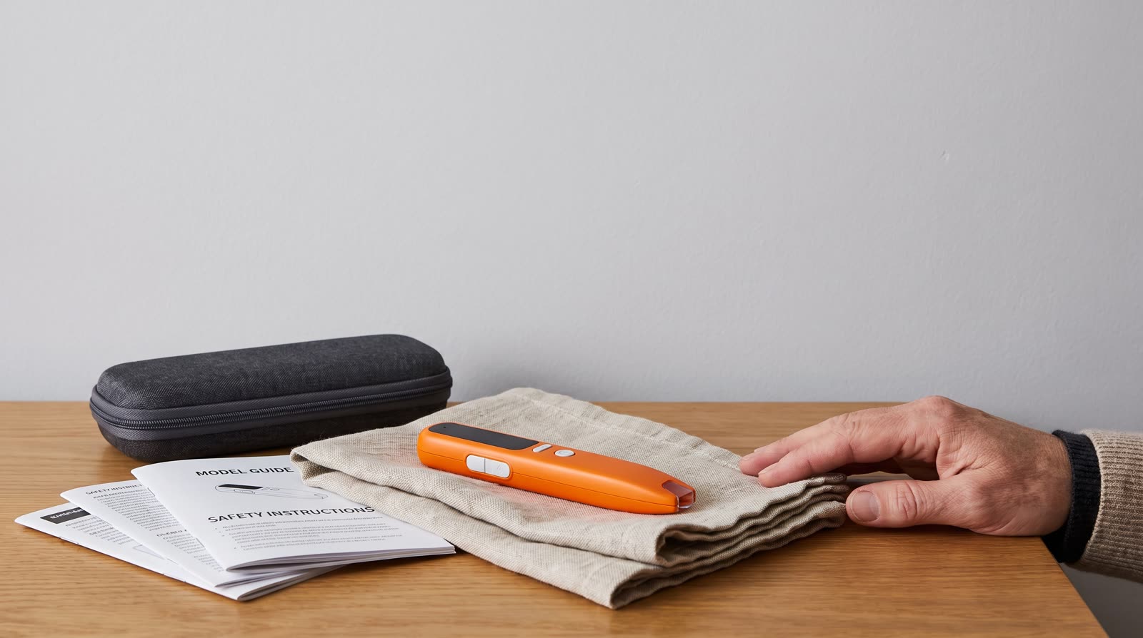 How do I update a reading pen after a spill?