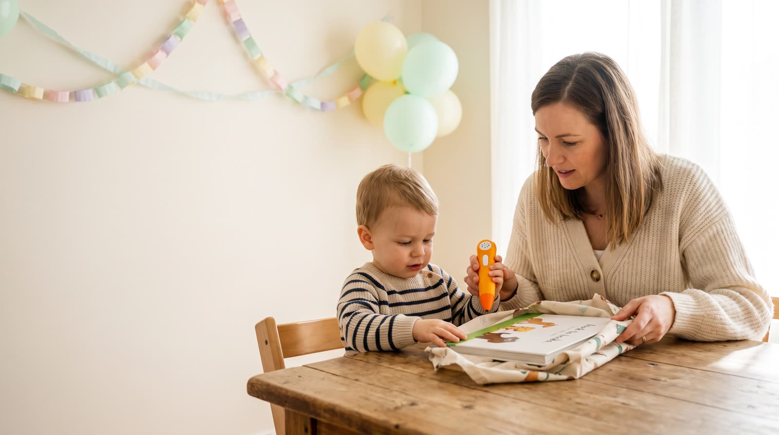 Is a reading pen and talking picture book set a good birthday gift for a 2-year-old?