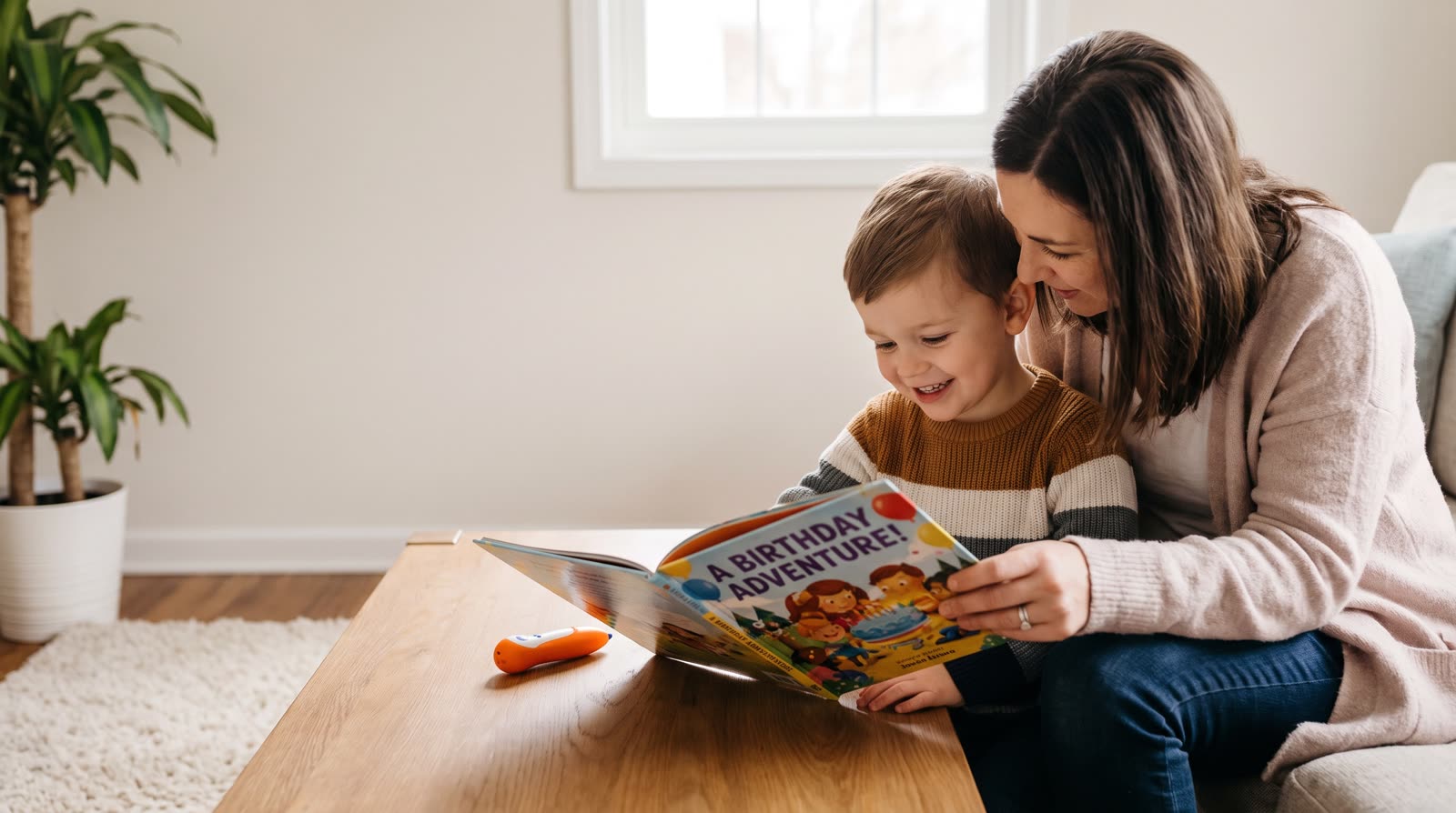 Is a reading pen and talking picture book set a good birthday gift for a 4-year-old?