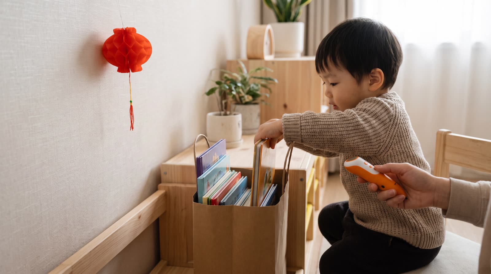 Is a reading pen and talking picture book set a good Chinese New Year gift for a child who loves books?