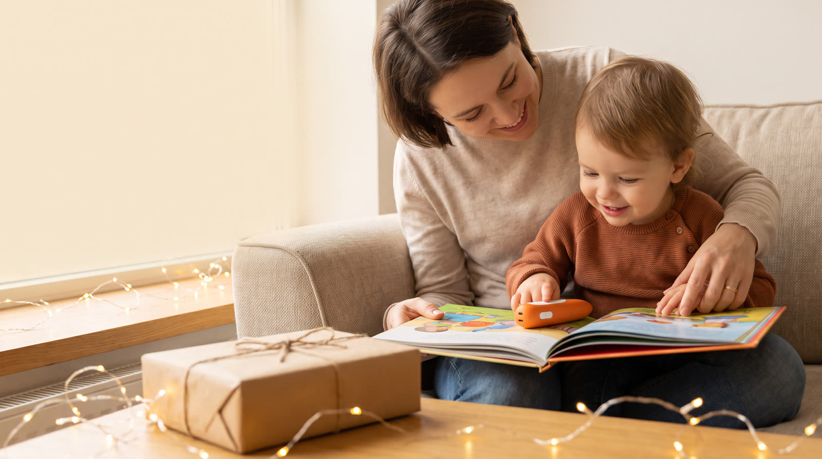 Is a reading pen and talking picture book set a good Christmas gift for a 2-year-old?