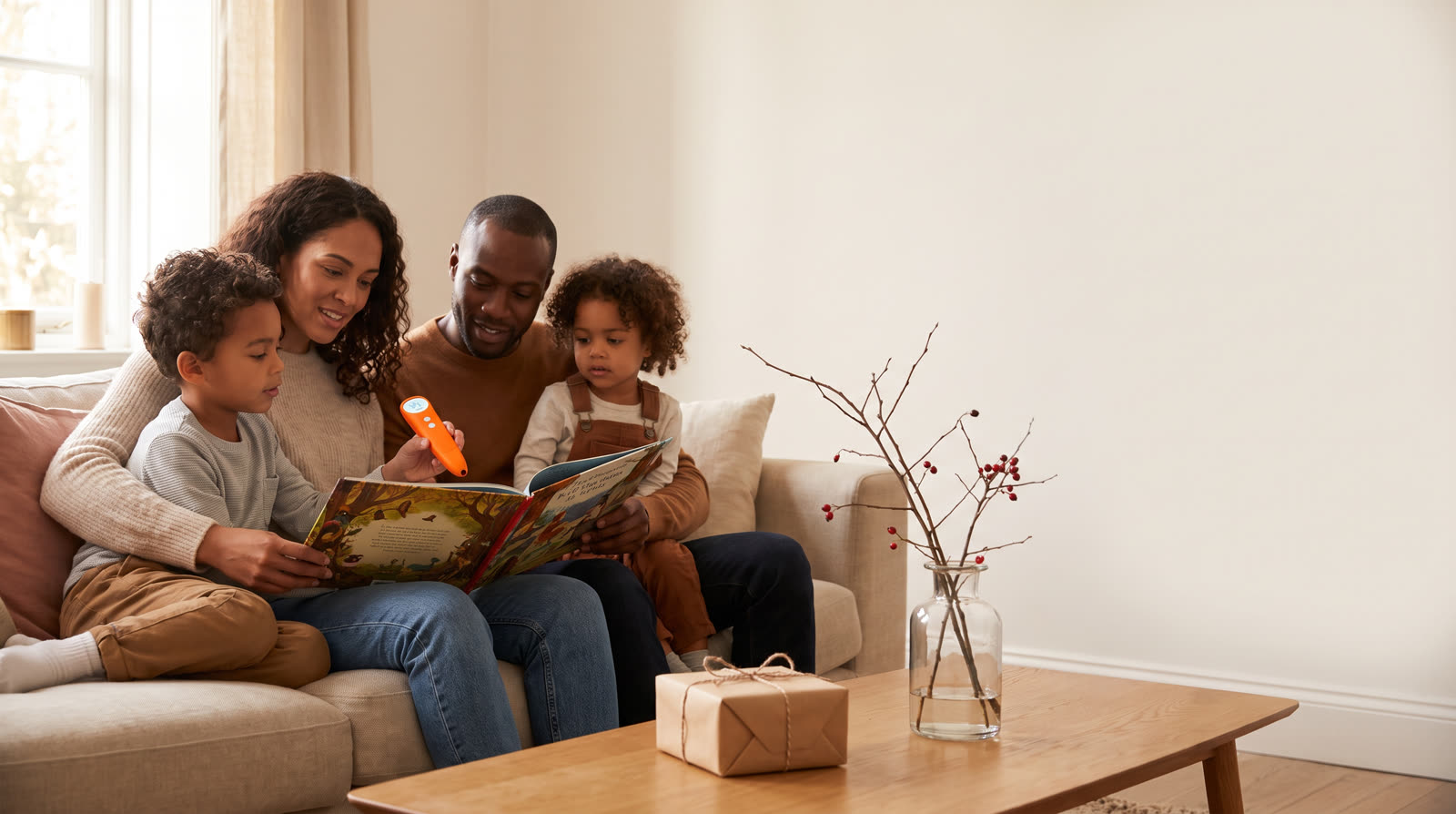 Is a reading pen and talking picture book set a good Christmas gift for a bilingual family?