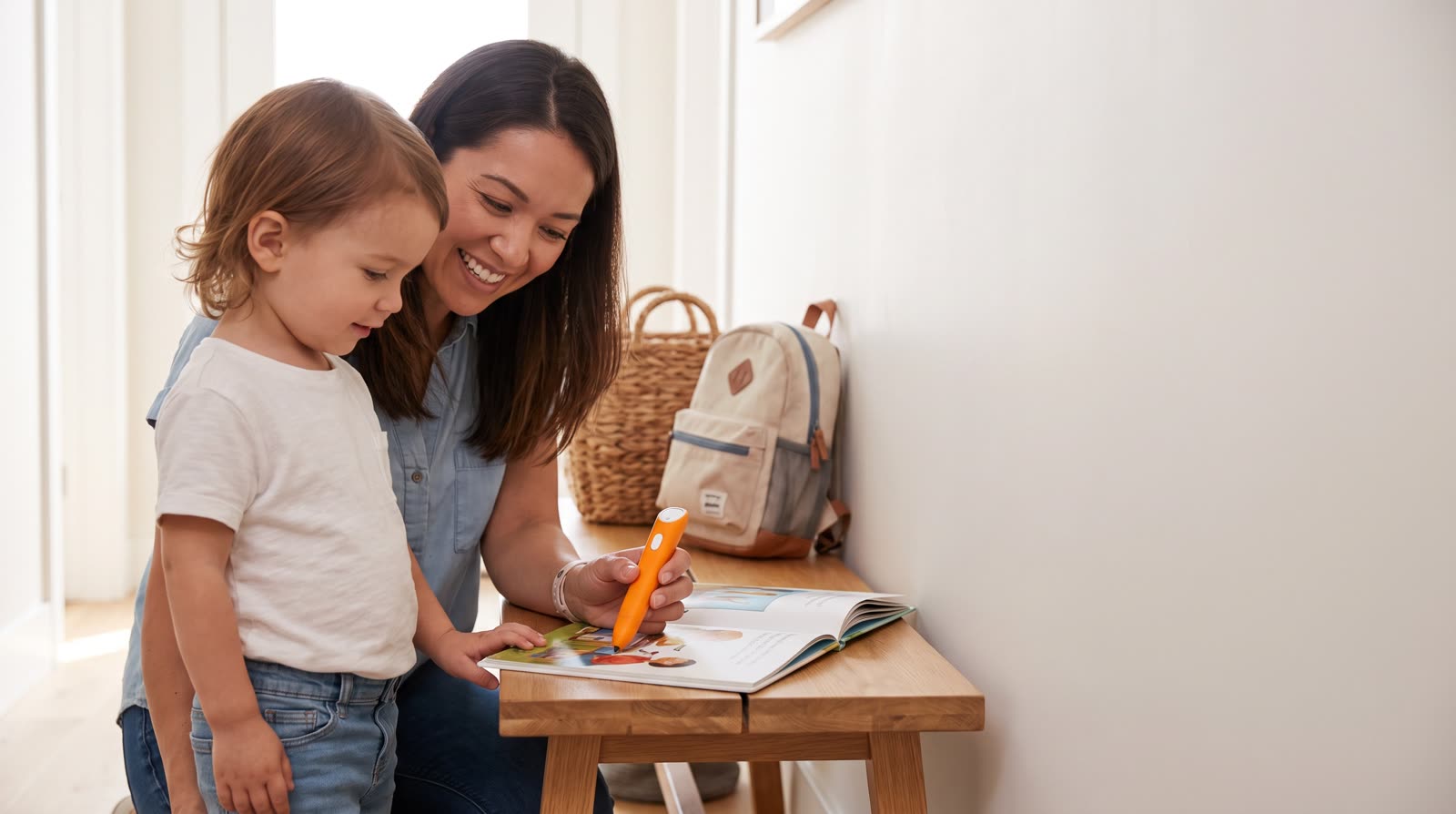 Is a reading pen and talking picture book set a good first day of preschool gift for a 3-year-old?