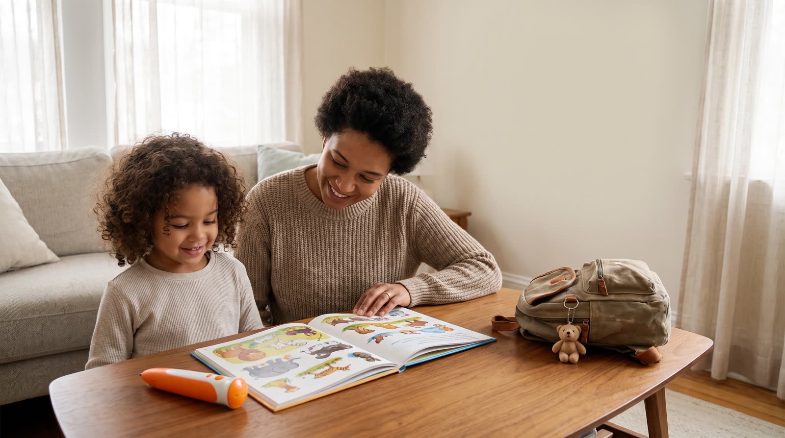 Is a reading pen and talking picture book set a good first day of preschool gift for a bilingual family?