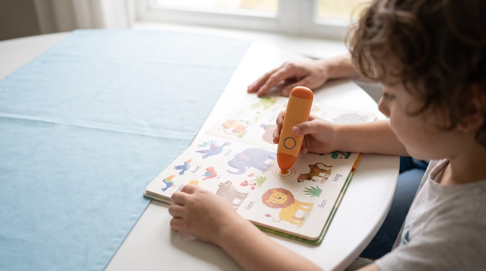 Is a reading pen with simple touch controls suitable for children with ADHD?