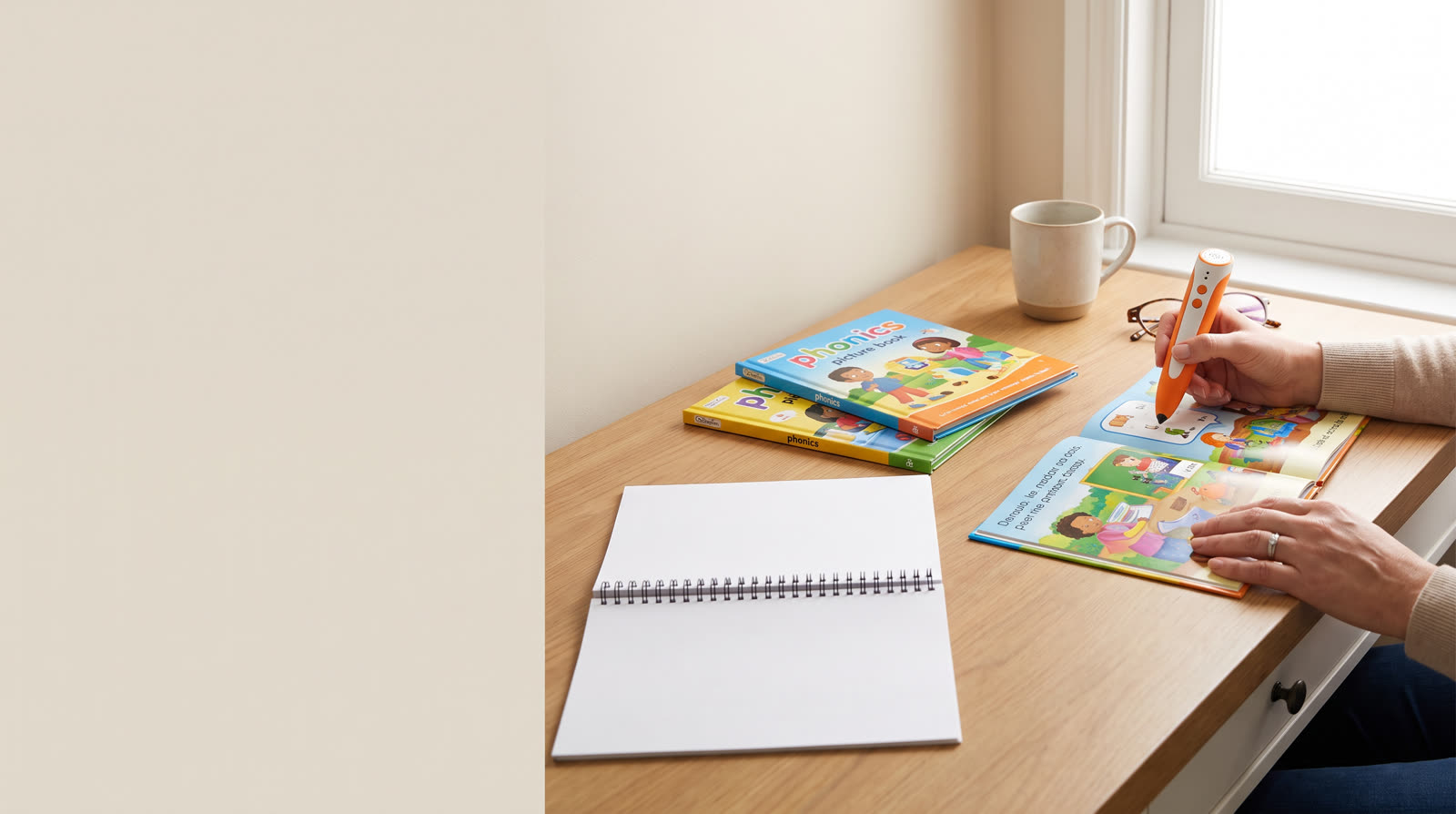 Where is the best place to buy a phonics book set with pen?