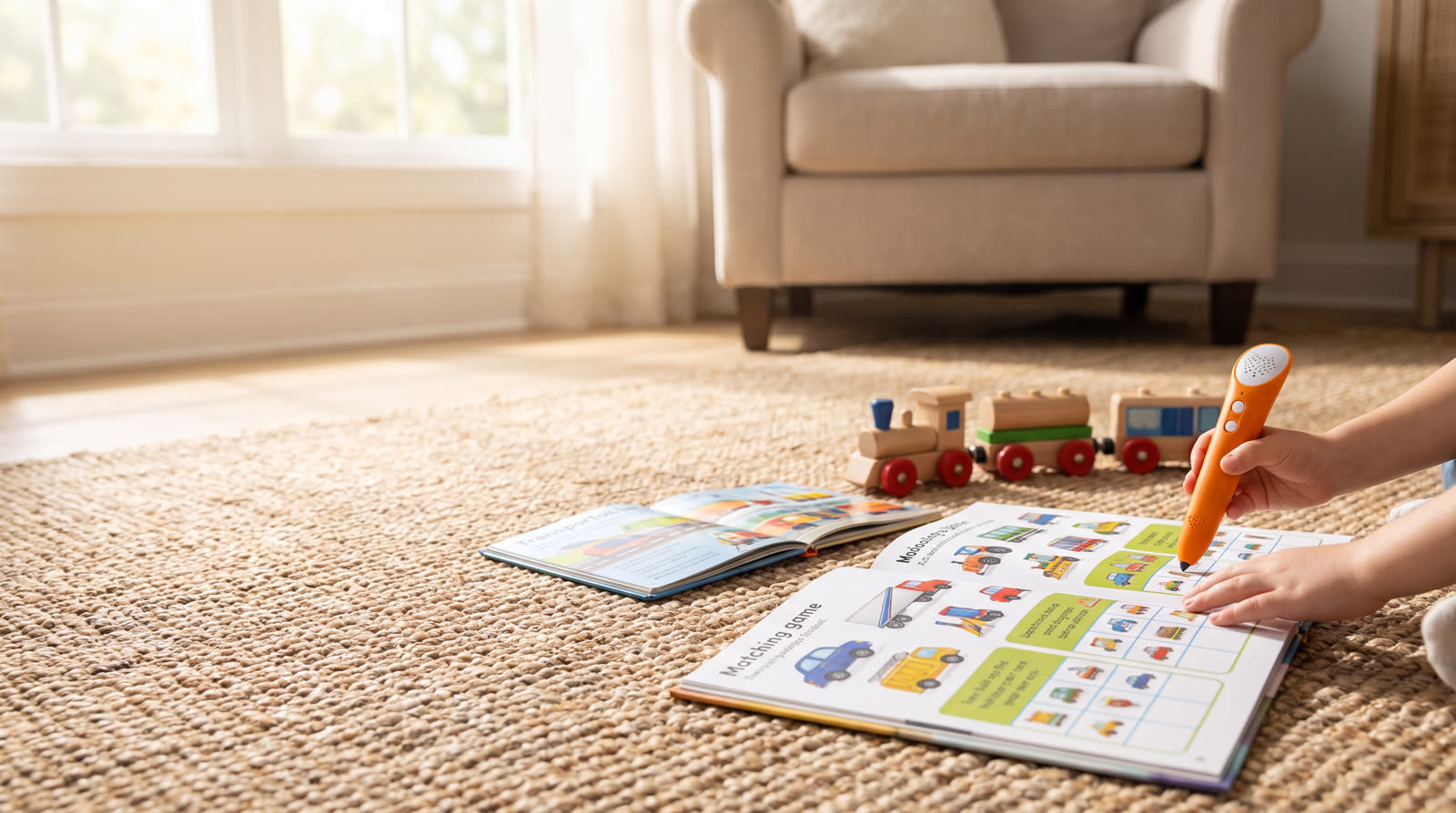 Which Talking Picture Books about Vehicles and Transportation Are Most Engaging for Interactive Games?