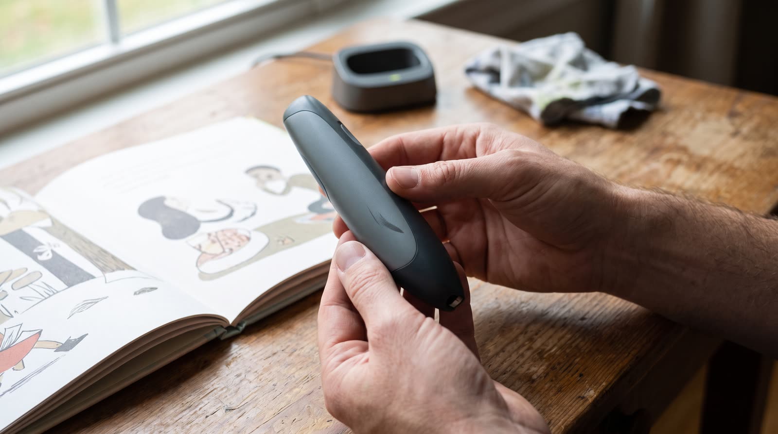 How Do I Fix a Reading Pen That not recognize a book after a child dropped it?
