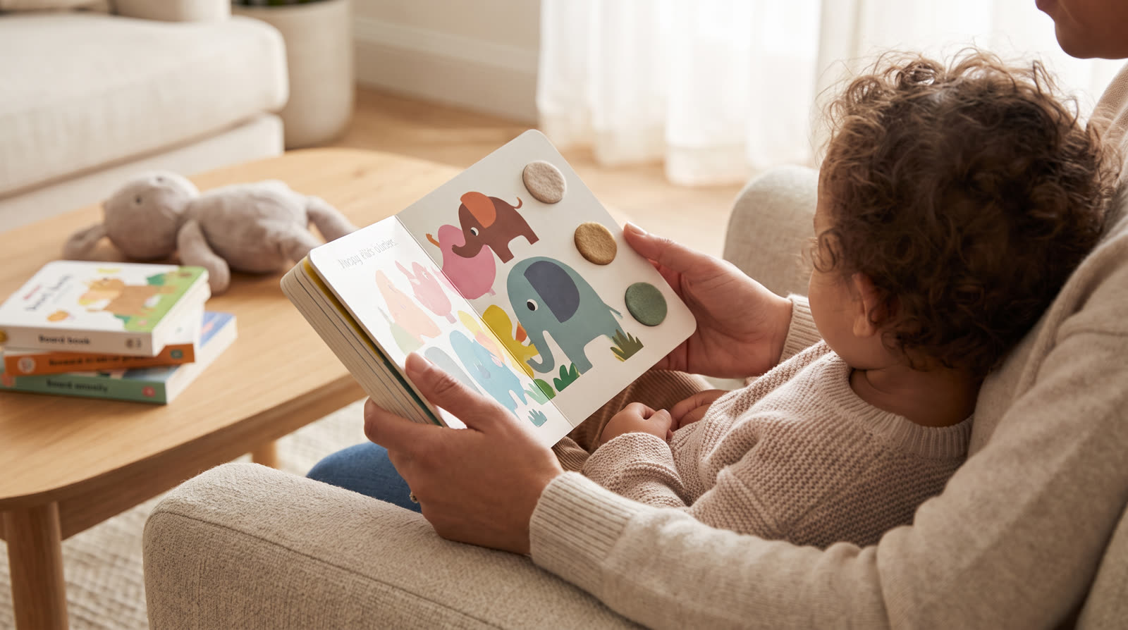 Is A talking picture book with rounded corners Safe for a child under 3?