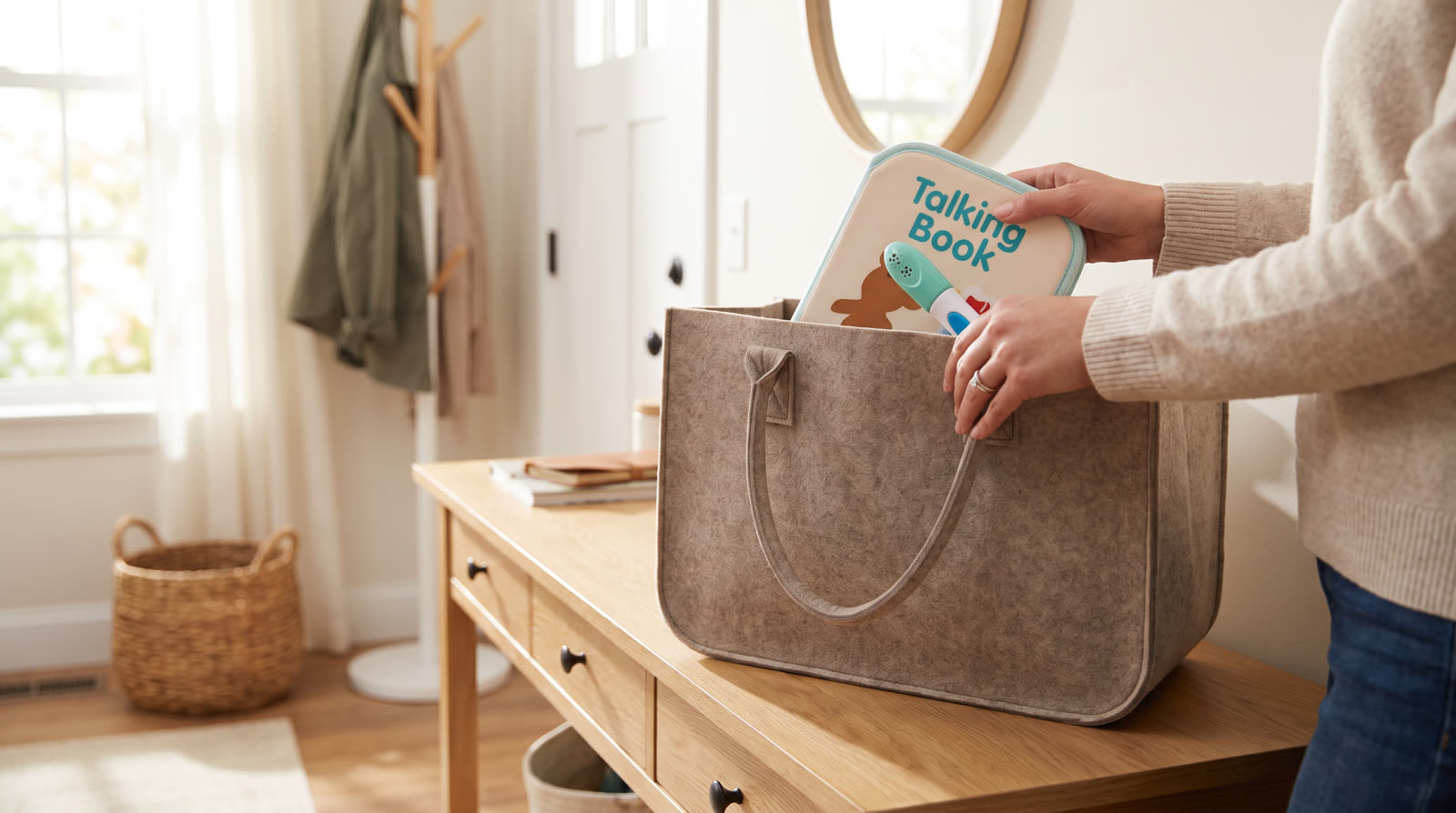 Is A talking picture book with rounded corners Safe for travel use?