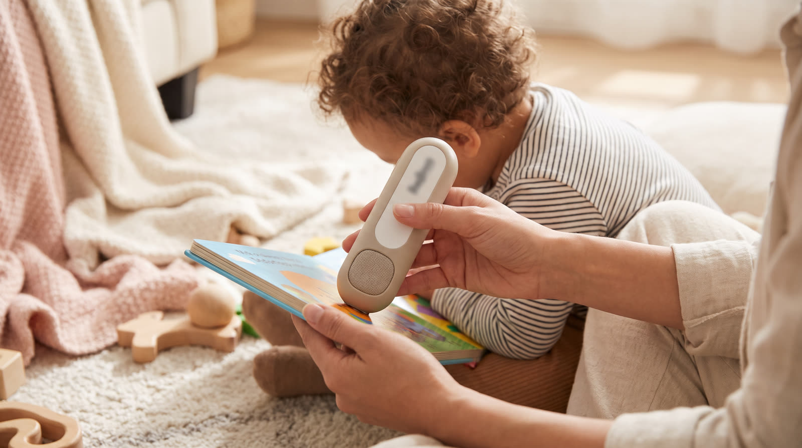 Is A reading pen with a small speaker Safe for a child under 3?
