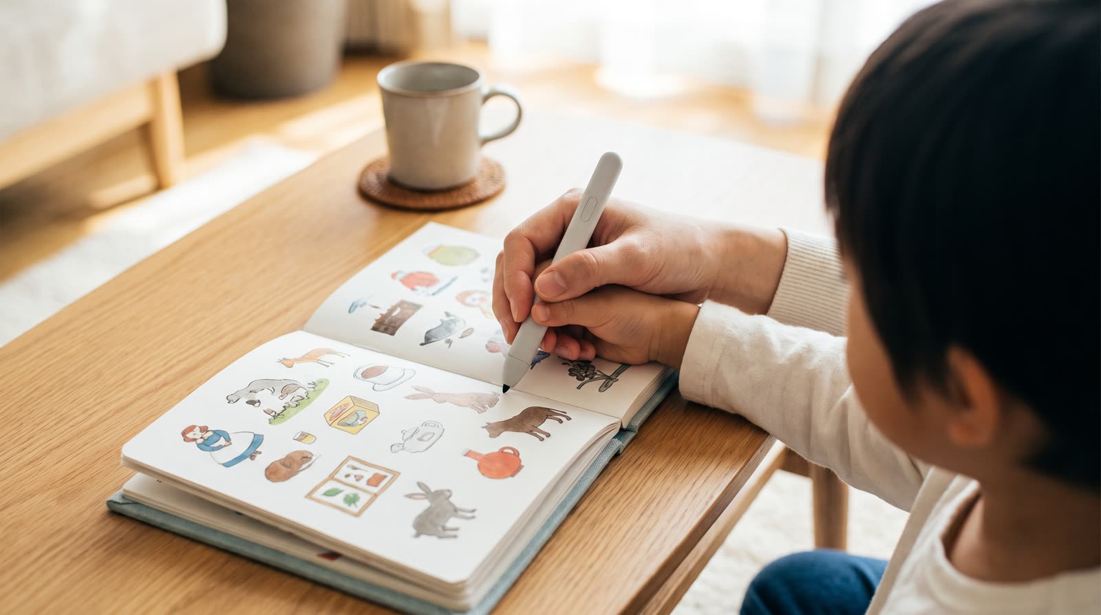 Is a Reading Pen with simple touch controls Suitable for a child with delayed speech?