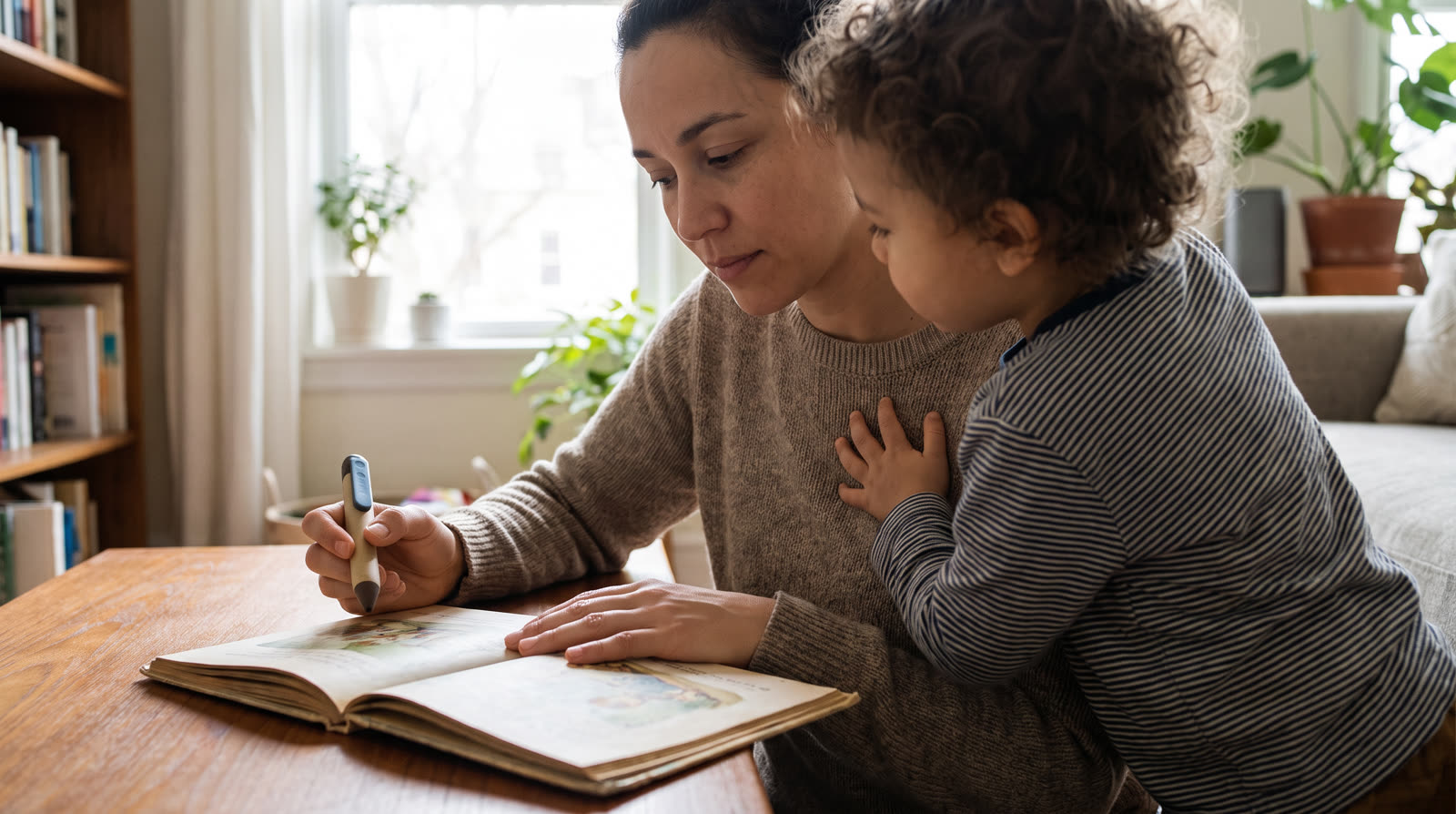 Is a Reading Pen with slow repeat playback Suitable for a child with delayed speech?