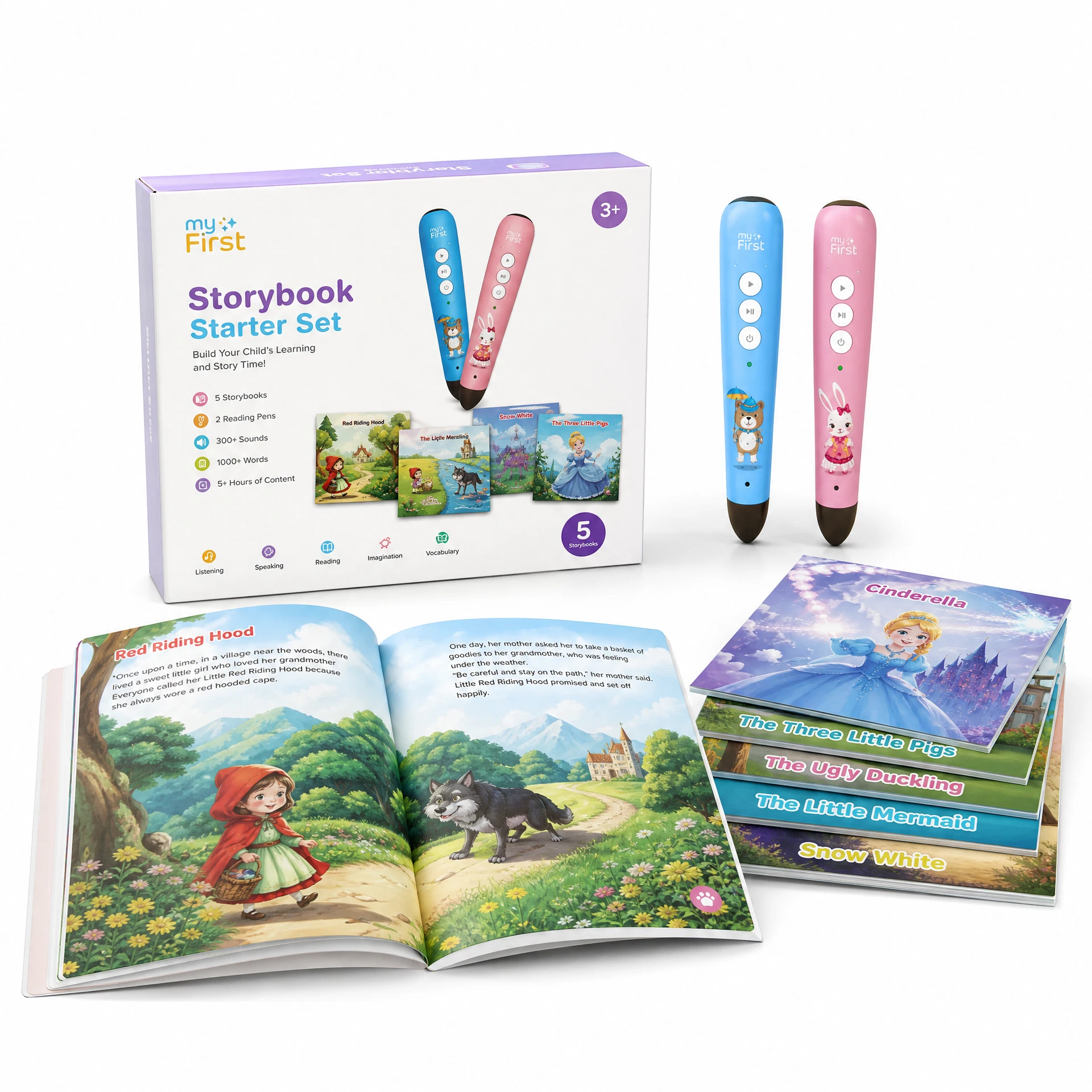 Story Book Set with Twin Pens