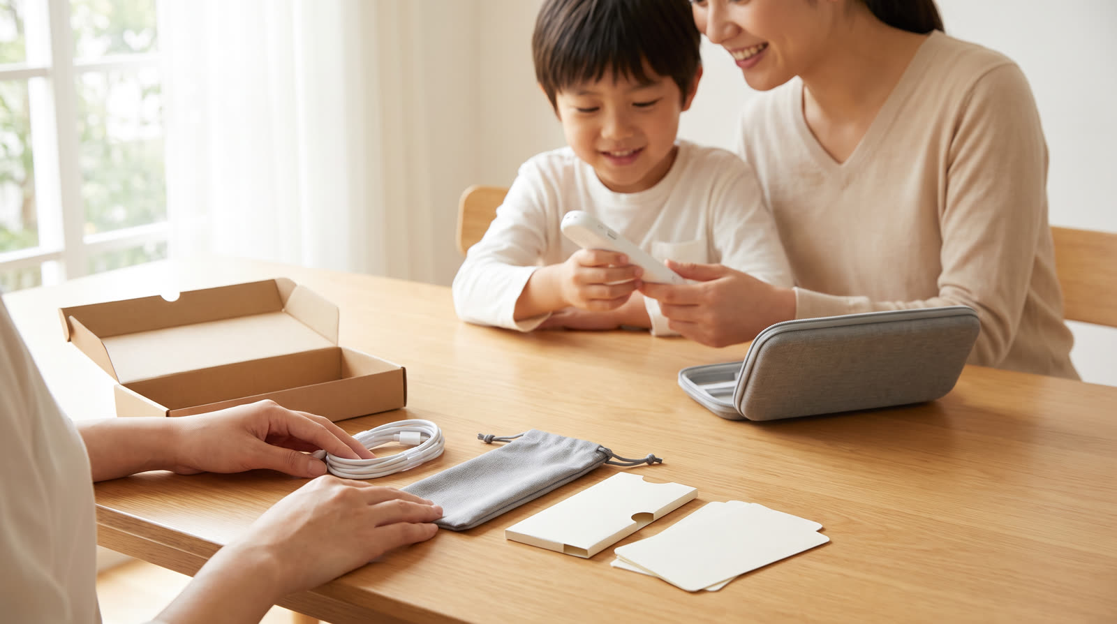Child using an unbranded reading pen and illustrated learning materials for a children talking pen buyer guide